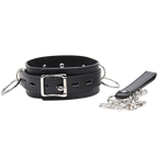 OHMAMA FETISH - COLLANA DI SOTTOMISSIONE CON 3 ANELLI