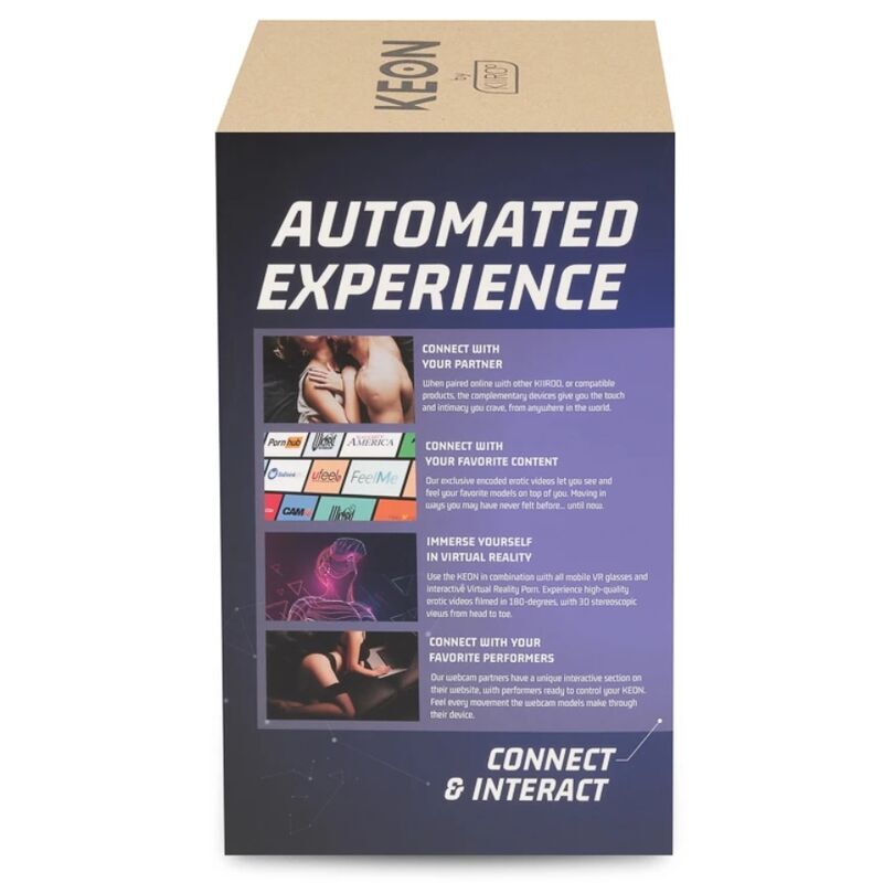 KIIROO - KEON + FEEL NICOLETTE SHEA STROKER + LUBRIFICANTE DI QUALIT AQUA 50 ML