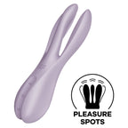 SATISFYER - VIBRATORE THREESOME 2 NERO