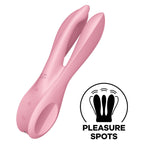 SATISFYER - THREESOME 1 VIBRATORE BLU