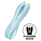 SATISFYER - THREESOME 1 VIBRATORE BLU