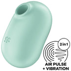 SATISFYER - PRO TO GO 2 DOPPIO STIMOLATORE E VIBRATORE VIOLA