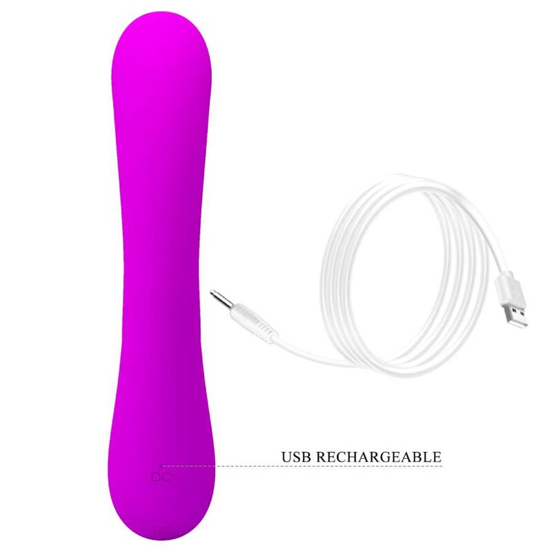 PRETTY LOVE - SINCERO VIBRATORE CLITORIDEO IN SILICONE E SUCCHIATORE VIOLA