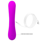 PRETTY LOVE - SINCERO VIBRATORE CLITORIDEO IN SILICONE E SUCCHIATORE VIOLA