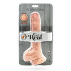 GET REAL - DILDO A DOPPIA DENSIT 25,5 CM PALLE DI PELLE