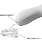 PRETTY LOVE - VIBRATORE REESE CON ROTAZIONE ARGENTO