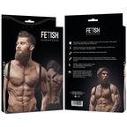 FETISH SUBMISSIVE ATTITUDE - IMBRACATURA POSTERIORE IN ECOPELLE DA UOMO