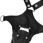 FETISH SUBMISSIVE ATTITUDINE - IMBRACATURA JOCK STRAP IN ECOPELLE DA UOMO