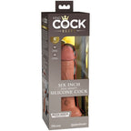 KING COCK - ELITE DILDO REALISTICO IN SILICONE 15.2 CM CARAMEL