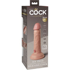 KING COCK - ELITE DILDO REALISTICO VIBRANTE E SILICONE 15.2 CM