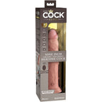 KING COCK - ELITE VIBRATORE DILDO REALISTICO E TELECOMANDO IN SILICONE 23 CM