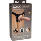 KING COCK - ELITE IMBRAGATURA REGOLABILE CON DILDO 15.2 CM PER PRINCIPIANTI
