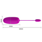 PRETTY LOVE - NINFA UOVO VIBRANTE APP CONTROLLATO VIOLA