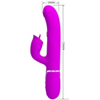 PRETTY LOVE - VIBRATORE CONIGLIO CON LICING FUCSIA