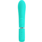 PRETTY LOVE - VIBRATORE MULTIFUNZIONE G-SPOT THOMAS VERDE ACQUA