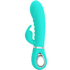 PRETTY LOVE - VIBRATORE MULTIFUNZIONE G-SPOT PRESCOTT VERDE ACQUA
