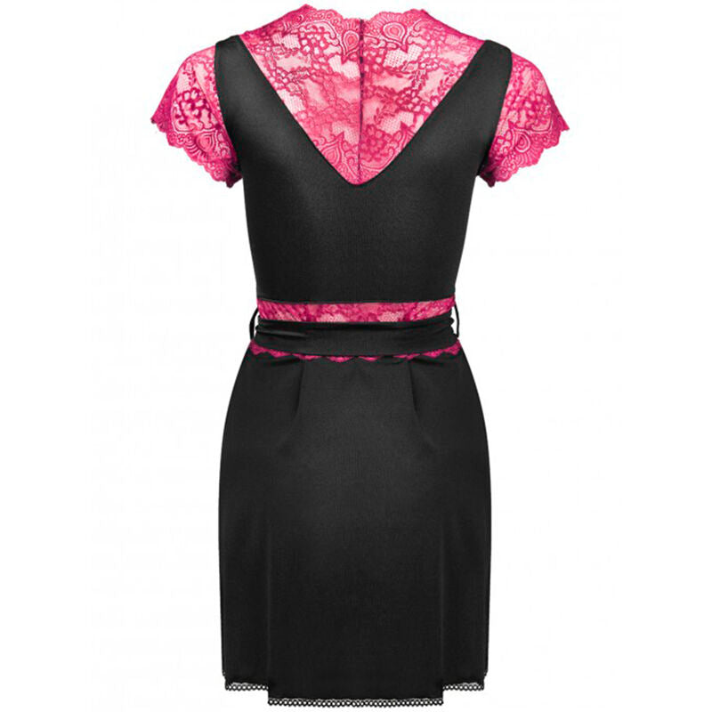 LIVCO CORSETTI FASHION - KUMIKO LC 90428 VESTAGLIA + PANTY NERO L/XL