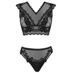 LIVCO CORSETTI FASHION - TIMOSAN LC 90631 REGGISENO + SLIP NERO L/XL