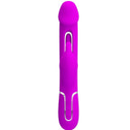 PRETTY LOVE - VIBRATORE DEJON RABBIT 3 IN 1 MULTIFUNZIONE FUCSIA