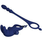 PRETTY LOVE - AYAD ANELLO VIBRATORE RABBIT CON SPINA BLU