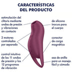 SATISFYER - POCKET PRO 1 STIMOLATORE CLITORIDE GRANATO
