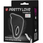 PRETTY LOVE - THIMBLE ANELLO VIBRATORE NERO