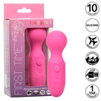 CALEXOTICS - FIRST TIME MASSAGGIATORE RICARICABILE 10 VIBRAZIONI ROSA