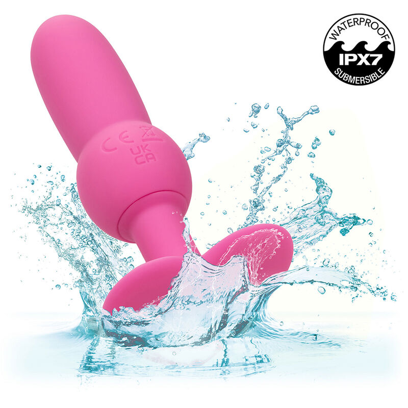 CALEXOTICS - FIRST TIME PLUG ANALE SONDA PERLINE 10 VIBRAZIONI ROSA