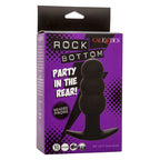CALEXOTICS - ROCK BOTTOM PERLINE TAPPO ANALE 10 VIBRAZIONI SILICONE NERO