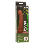 CALEXOTICS - MAXX RIBBED DUAL PENETRATOR 10 VIBRAZIONI MARRONE