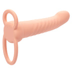 CALEXOTICS - MAXX RIBBED DUAL PENETRATOR 10 VIBRAZIONI CARNE