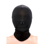 NS NOVELTIES - FETISH & FASHION CAPPUCCIO BOCCA CHIUSA CON CERNIERA NYLON NERO