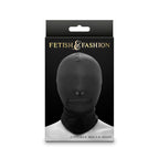 NS NOVELTIES - FETISH & FASHION CAPPUCCIO BOCCA CHIUSA CON CERNIERA NYLON NERO