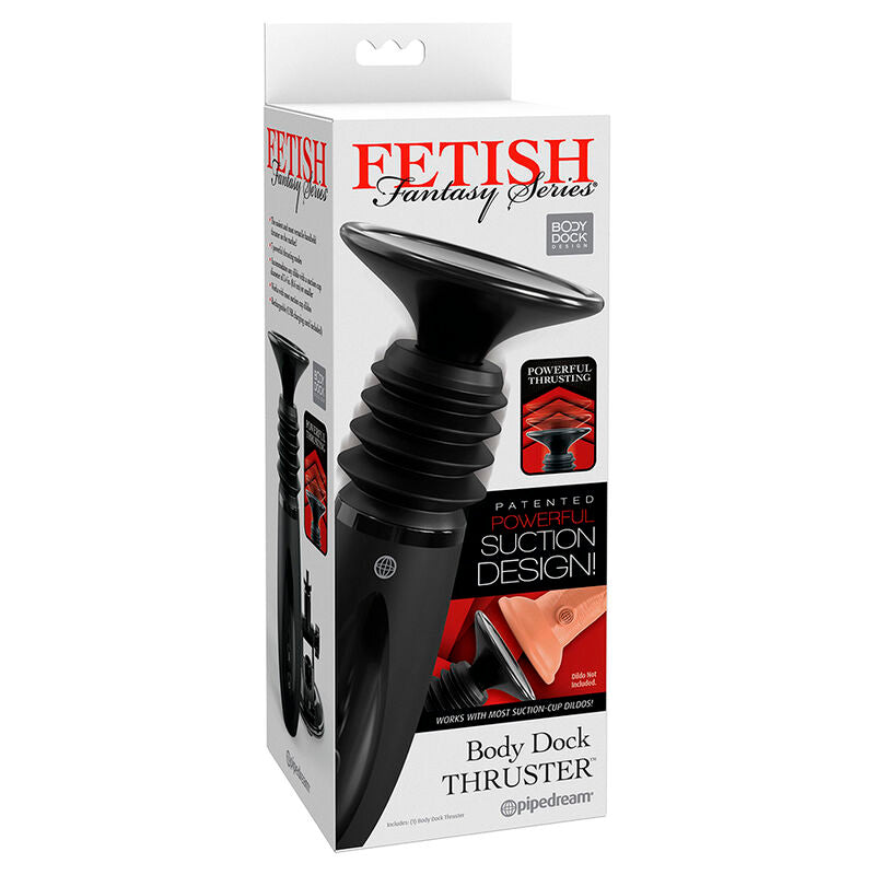 FETISH FANTASY SERIES - BODY DOCK MORSETTO PER DILDO THRUSTER CON 7 MODALITÀ DI SPINTA NERO