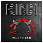 KINK - PINZA PER CAPEZZOLI DOPPIA CAMPANA ROSSA 6 CM