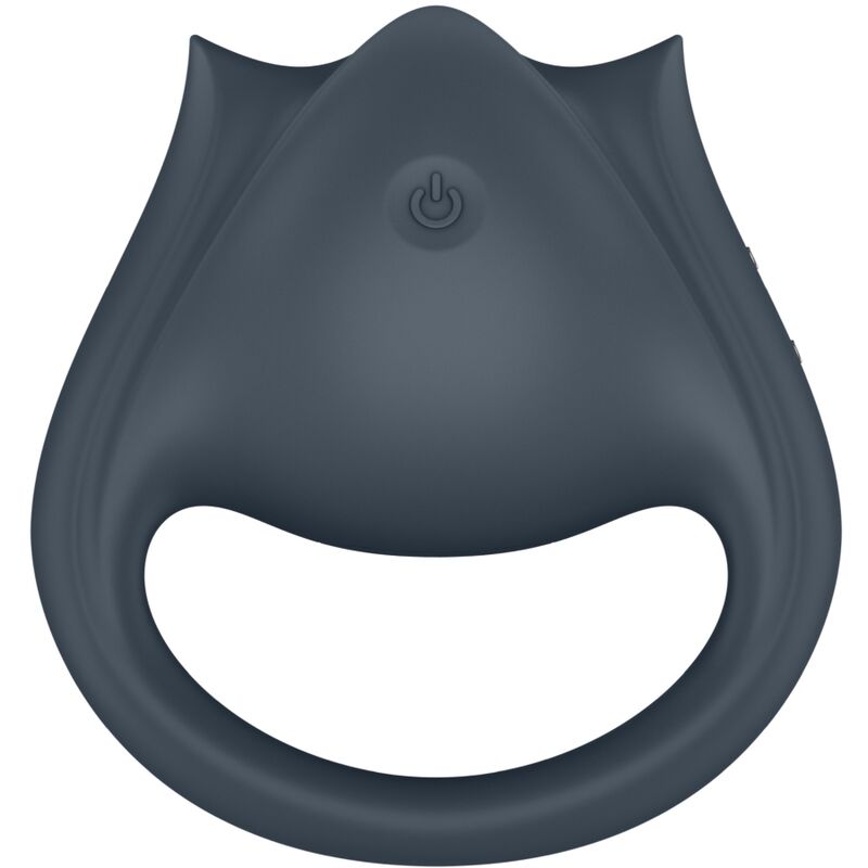 SATISFYER - PERFECT PAIR 2 MULTIVIBRATORE 2 IN 1 ANELLO PER PENE E STIMOLATORE PER DITA GRIGIO