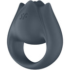 SATISFYER - PERFECT PAIR 2 MULTIVIBRATORE 2 IN 1 ANELLO PER PENE E STIMOLATORE PER DITA GRIGIO