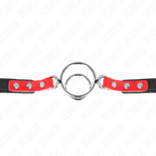 KINK - GAG CON O-RING MULTIPLI 4/4,8 CM ROSSO 38 X 56 CM