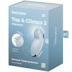 SATISFYER - TAP & CLIMAX 2 VIBRATORE E STIMOLATORE BLU