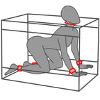 SECRET DOME - KINK CLUB LA NICHE CABIN NERO E ROSSO