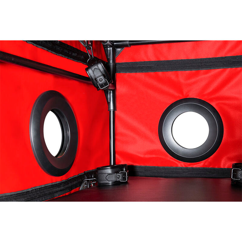 SECRET DOME - KINK CLUB LA NICHE CABIN NERO E ROSSO