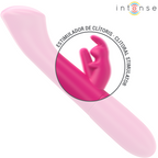 INTENSE - JULIETA VIBRATORE CONIGLIO 18,6 CM 10 VIBRAZIONI ROSA