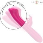INTENSE - JULIETA VIBRATORE CONIGLIO 18,6 CM 10 VIBRAZIONI ROSA