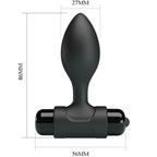 PRETTY LOVE - VIBRA BUTT 10 VIBRAZIONI PLUG ANALE NERO
