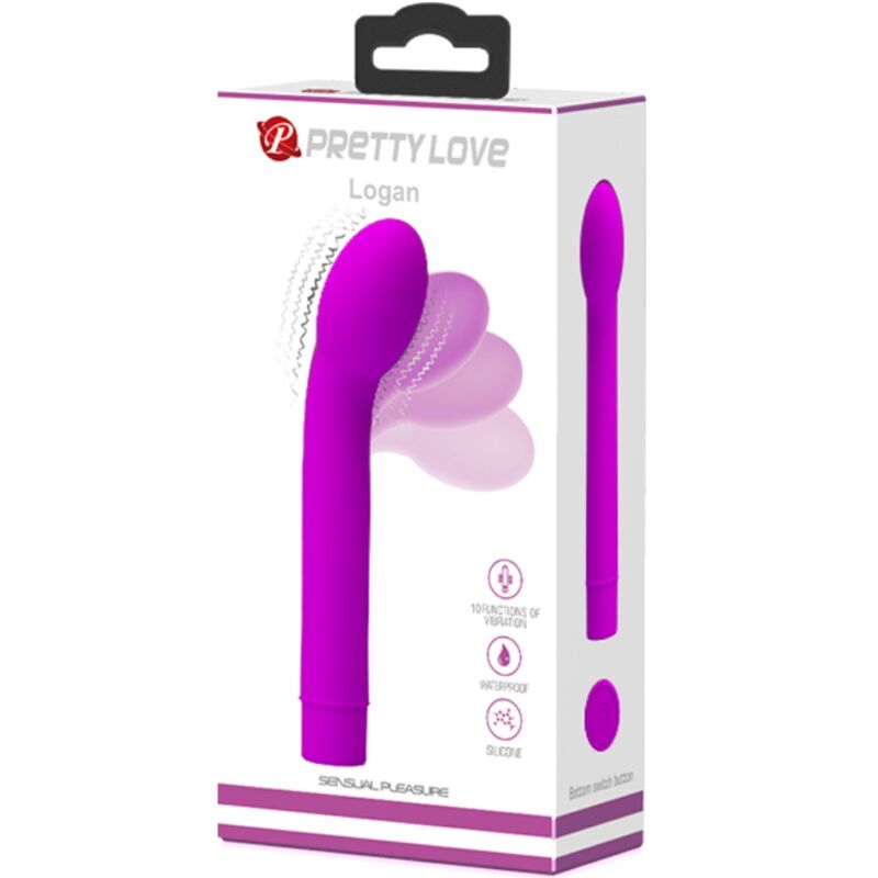 PRETTY LOVE - VIBRATORE G-SPOT LOGAN 10 VIBRAZIONI VIOLA