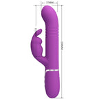PRETTY LOVE - COALE 4 IN 1 MULTIFUNZIONE VIBRATORE CONIGLIO VIOLA