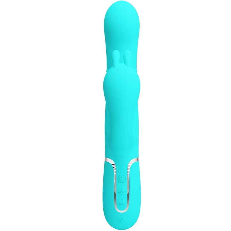 PRETTY LOVE - CAMMY 4 IN 1 MULTIFUNZIONE VIBRATORE TRIPLE RABBIT BLU