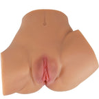 CRAZY BULL - VIBRATORE EMILIA ASS CON VAGINA E ANO REALISTICI, TELECOMANDO IN CARNE