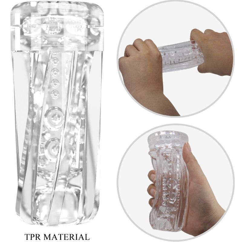 PRETTY LOVE - TAMARA MASTURBATORE MASCHILE VIBRATORE MULTI-VELOCITÀ NERO