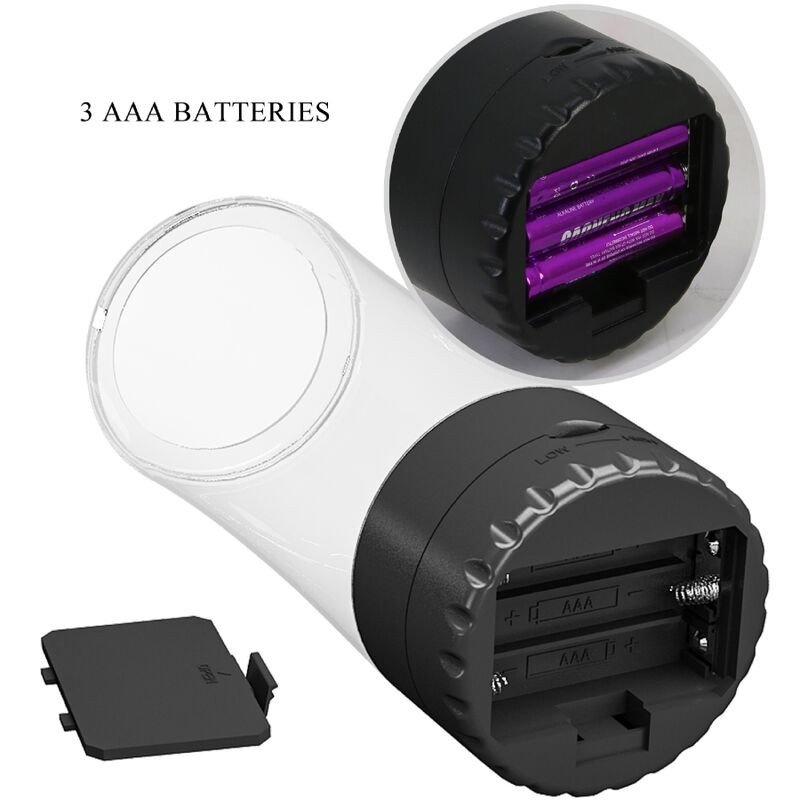 PRETTY LOVE - TAMARA MASTURBATORE MASCHILE VIBRATORE MULTI-VELOCITÀ NERO